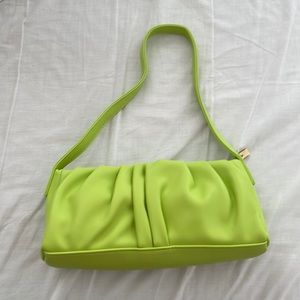 Green shoulder bag